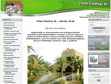 Tablet Screenshot of futesuzlethaz.hu